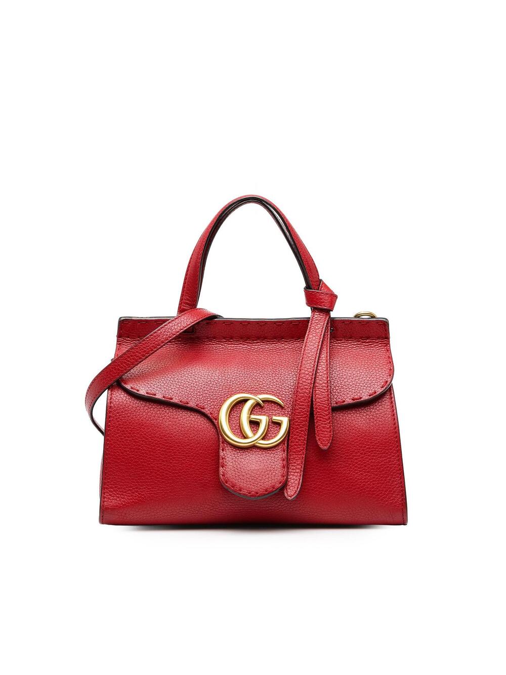 Gucci Small Gg Marmont Calfskin Top #363000G84B